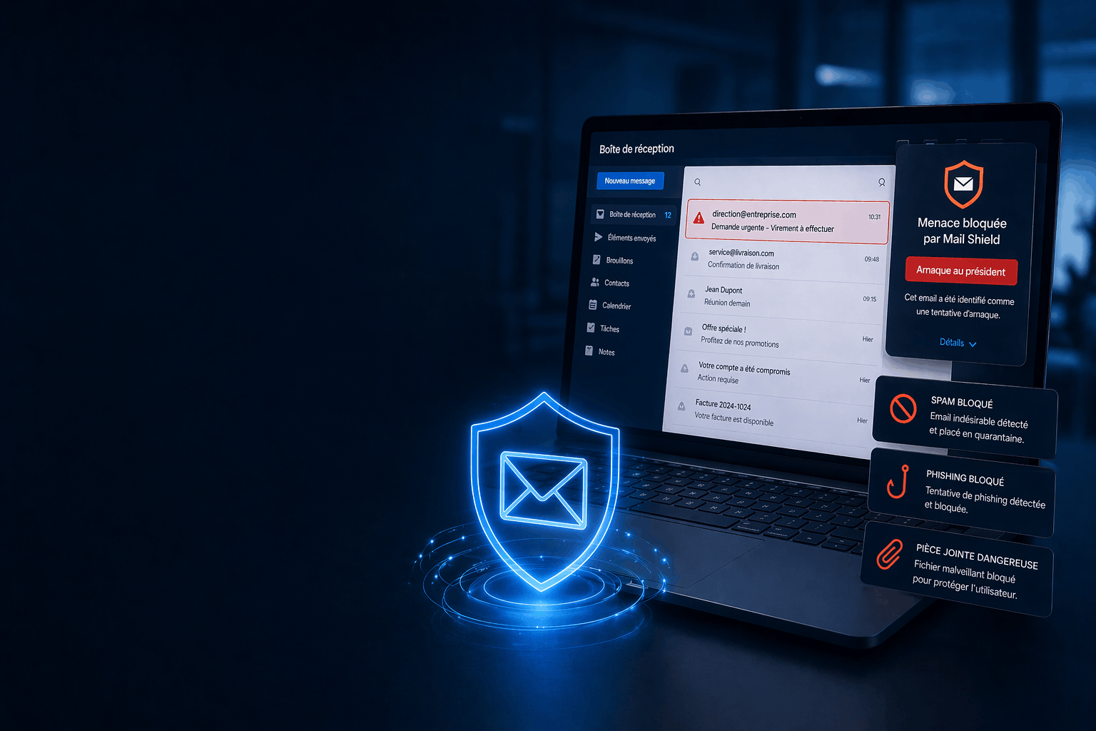 Aperçu Mail Shield